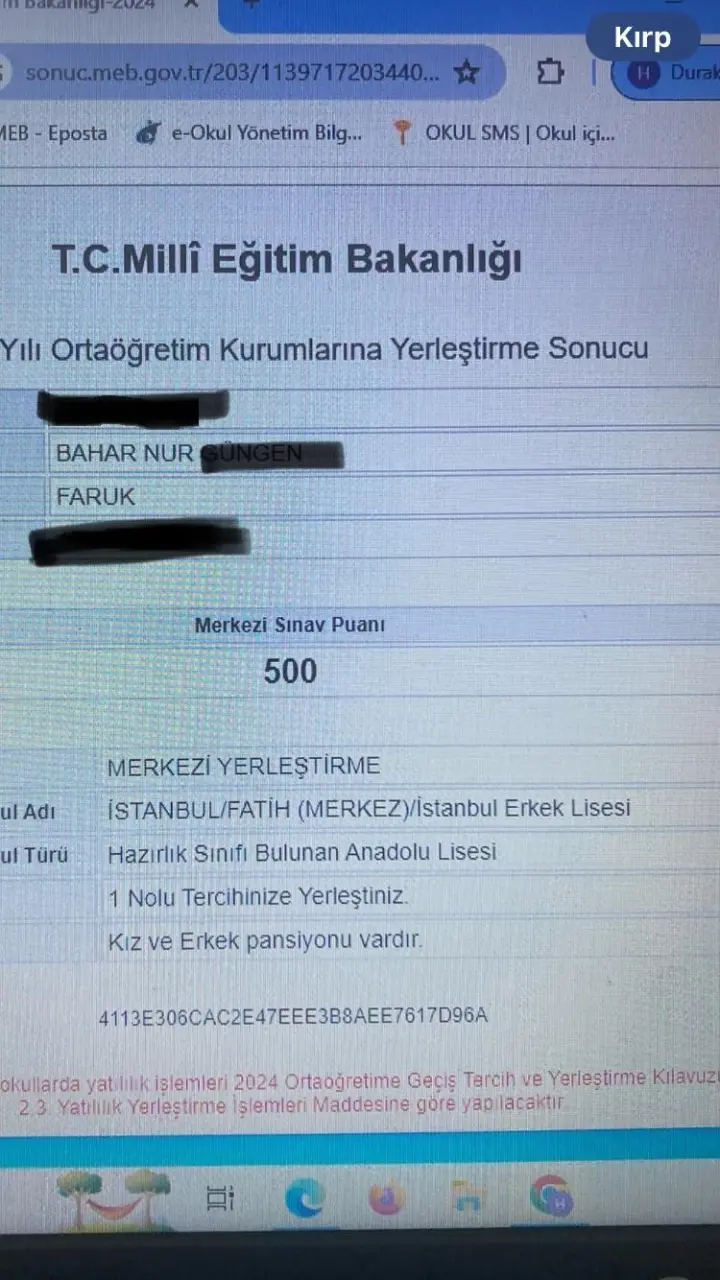 Haber: LGS Birincisi İstanbul Lisesini kazandı - Galeri-1