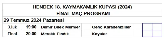 Haber: Kayalar Finalde - Galeri-1