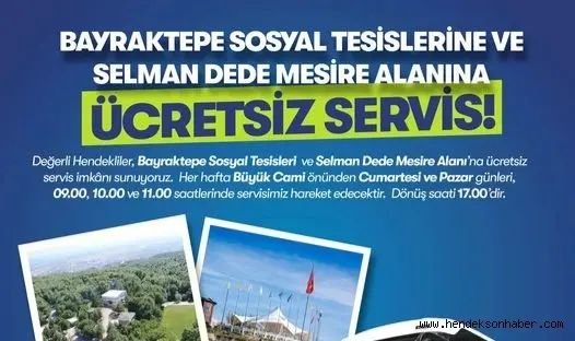 Haber: Selman Dede Mesire Alanına Ücretsiz Servis - Öne Çıkan