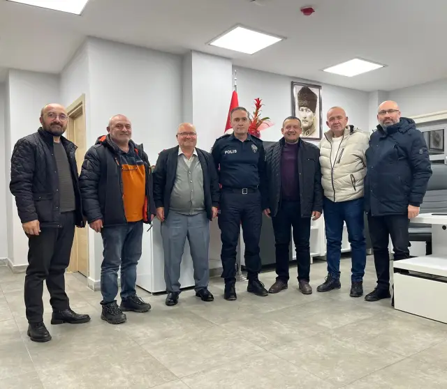 Hendekli Gazeteciler İlçe Emniyet Müdürünü Ziyaret Etti