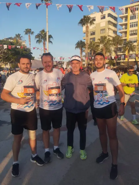 Mersin Maratonunda Hendek Rüzgarı