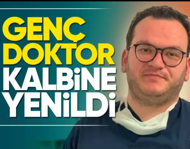 Genç doktor kalbine yenildi