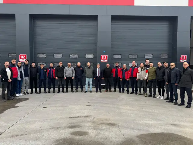 Acıbal emekli oldu yeni İtfaiye Amiri Temiz oldu