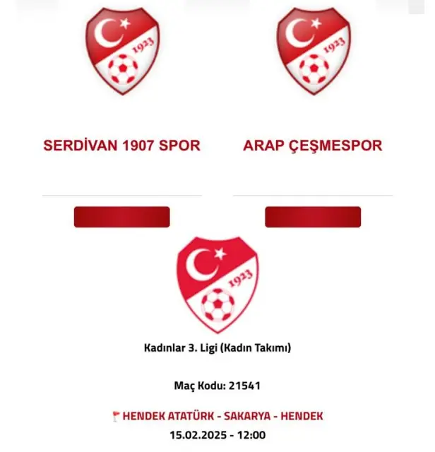 Serdivan 1907 Kadın futbol takımı maçını Hendek Atatürk stadında oynayacak