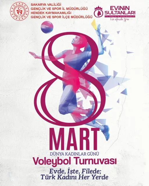 8 Mart Dünya Kadınlar Günü Voleybol Turnuvası düzenlenecek