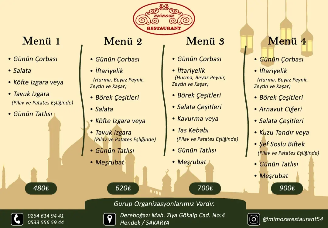 Haber: Mimoza Restaurant Ramazanda hizmetinizde - Öne Çıkan