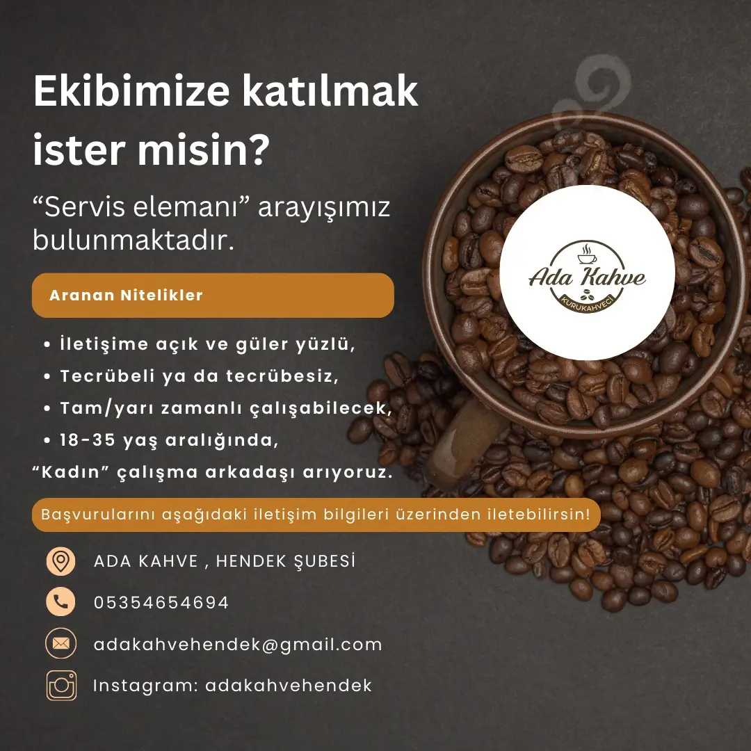 Haber: Ada Kuru Kahve, Hendek Şubesini Açıyor - Galeri-1