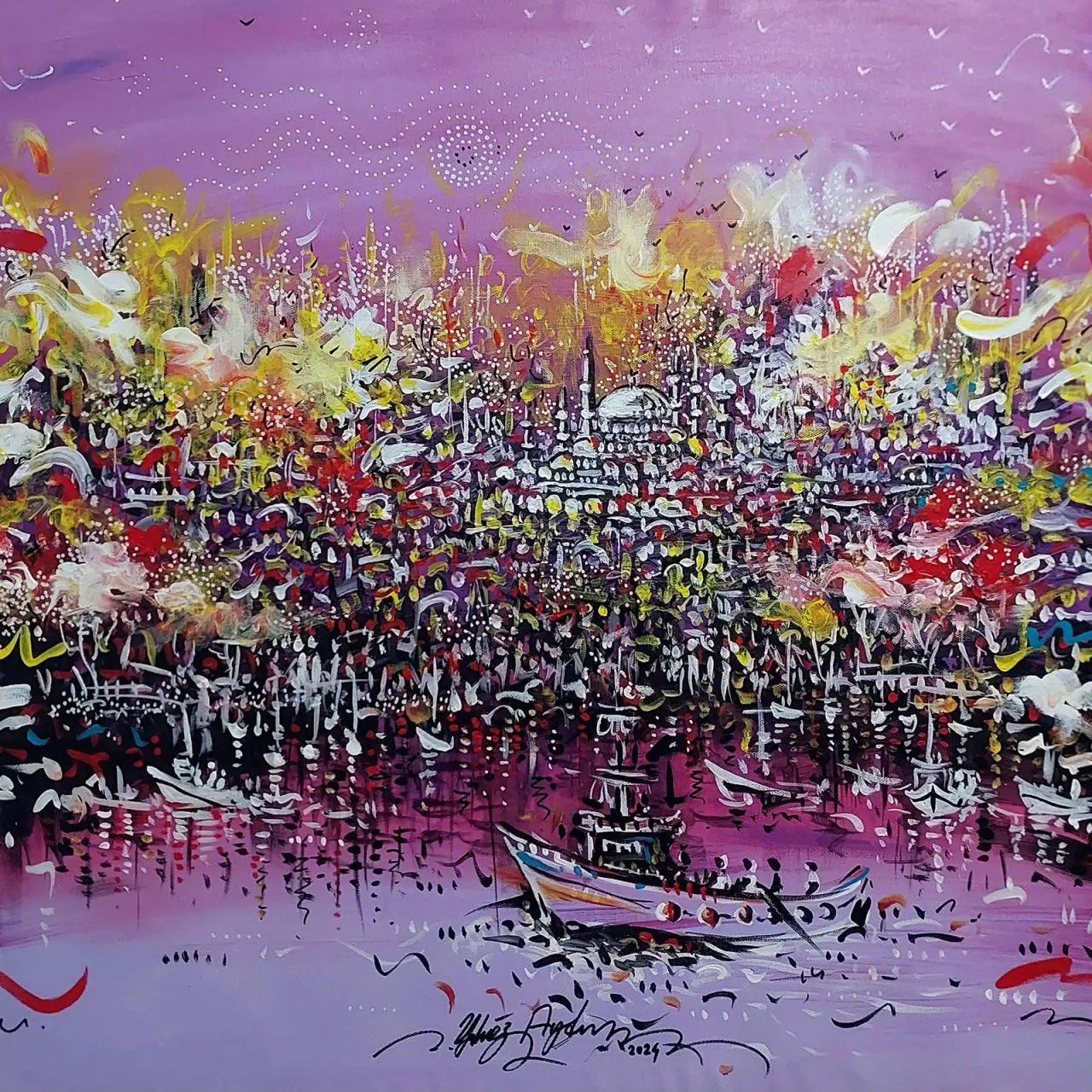 Haber: Yılmaz Aydın’dan Duyguların Renk Dansı - Galeri-2