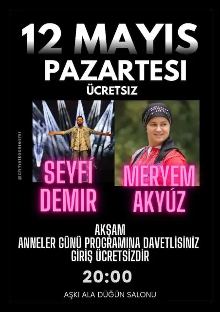 Hendek Karadenizliler Derneği’nden Anneler Günü Etkinliği