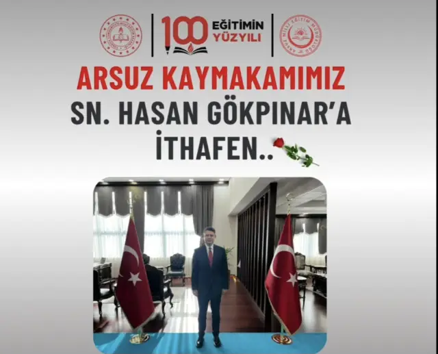 Kaymakam Gökpınar'a Arsuz'da şiirle veda
