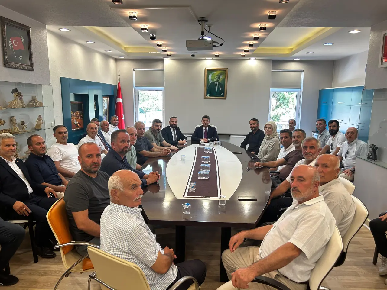 Haber: Muhtarlardan Kaymakam Gökpınar'a Hayırlı Olsun Ziyareti - Galeri-1