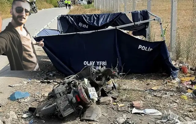 MOTOSİKLET SÜRÜCÜSÜ ÖLDÜ