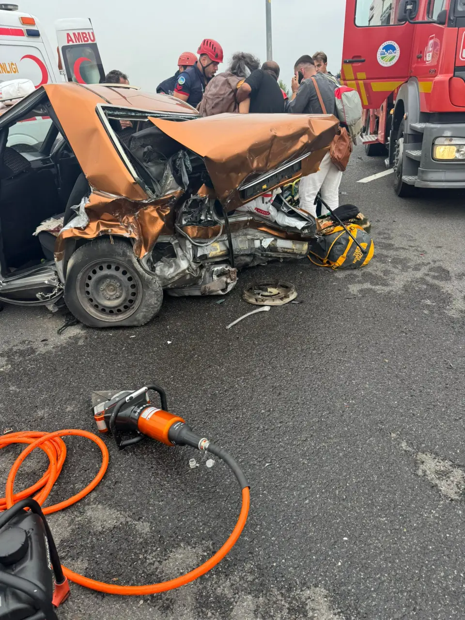 Haber: Kuzey Marmara Otoyolu girişinde kazada, 4 yaralı - Galeri-1
