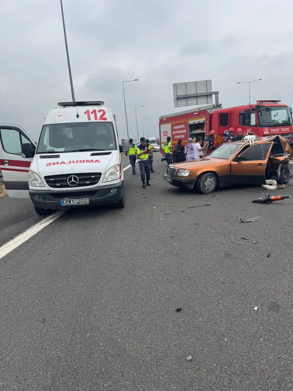 Haber: Kuzey Marmara Otoyolu girişinde kazada, 4 yaralı - Galeri-2