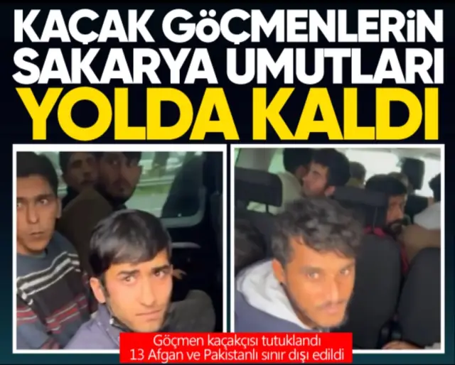 Kaçak Göçmenlerin umudu yolda kaldı