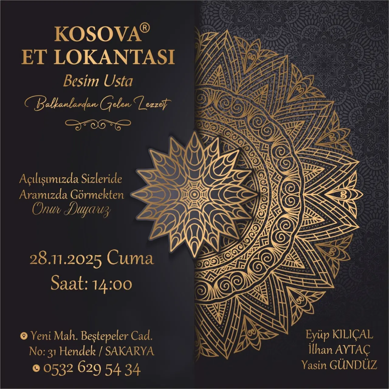 Haber: Kosova Et Lokantası hizmete açılıyor - Öne Çıkan