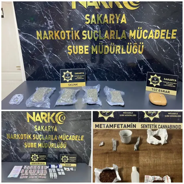 Hendek'te Emniyetten Uyuşturucu operasyonu