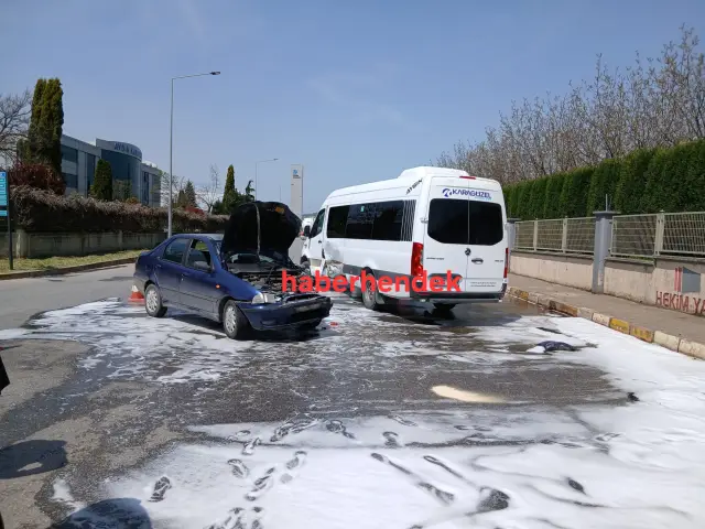 OSB'de Kaza bir yaralı