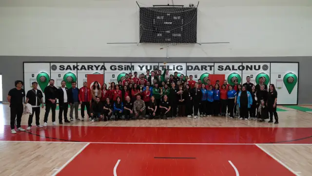 Yurtlig Batı Bölgesi Dart Turnuvası Hendek'te düzenlendi