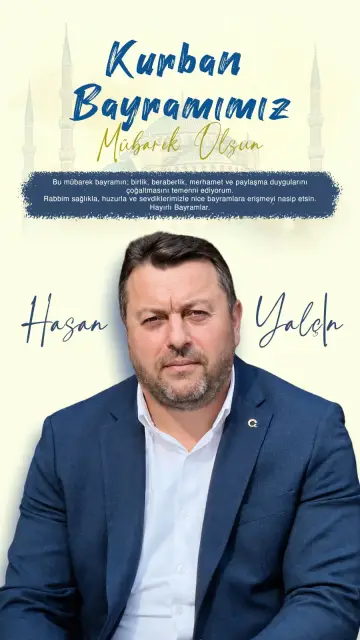 Din görevlileri yardımlaşma ve koruma derneği başkanı Hasan Yalçın'dan Kurban Bayramı mesajı