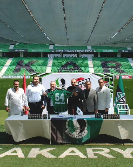 SARIYER KOLA’DAN SAKARYASPOR'A SPONSORLUK DESTEĞİ