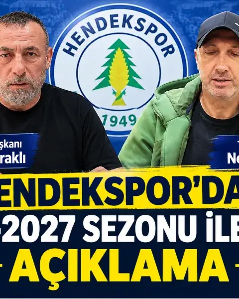 Hendekspor Başkanı Ve Teknik Sorumlusundan değerlendirme