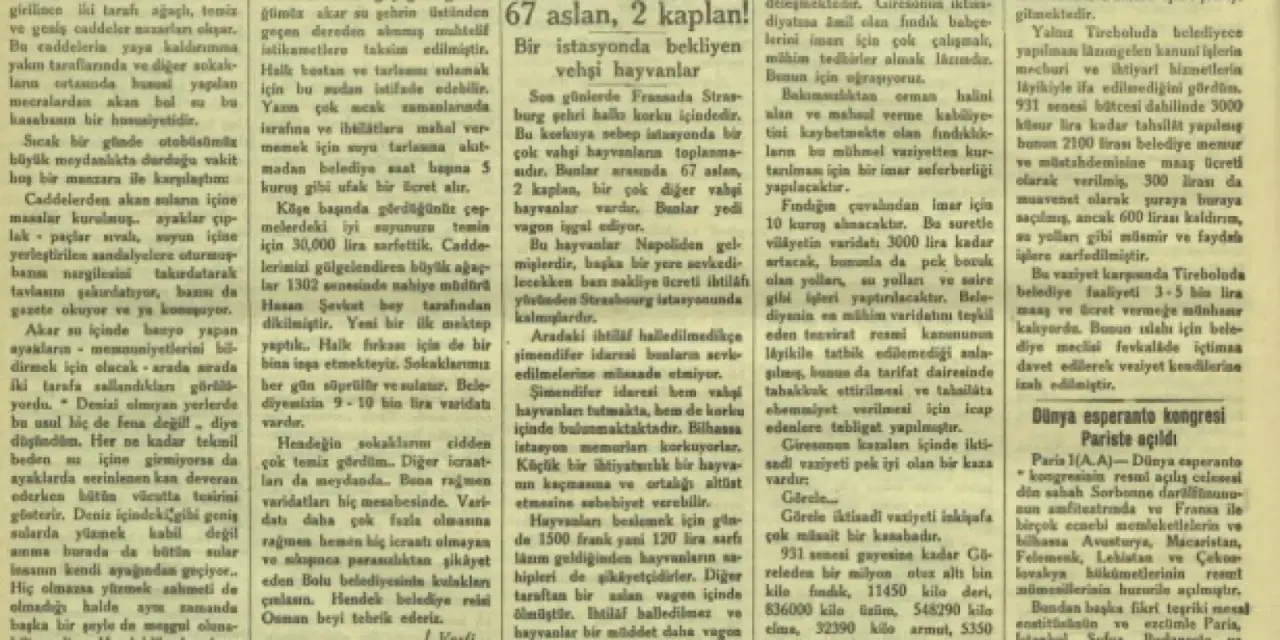 Haber: 1932 tarihli akşam gazatesinden - Galeri-3