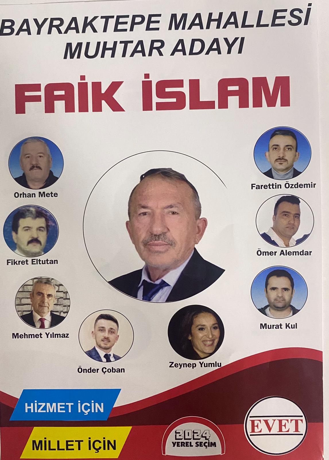 Muhtar Adayı İslam Gece Gündüz demiyor