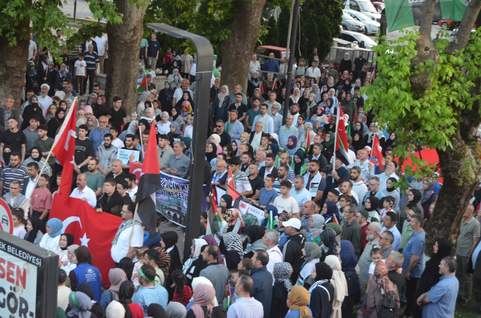 Hendek’te İsrail'e öfke