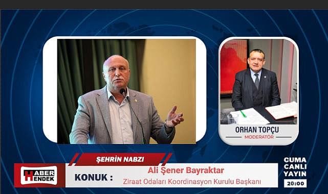 Şehrin Nabzı Programın konuğu Bayraktar