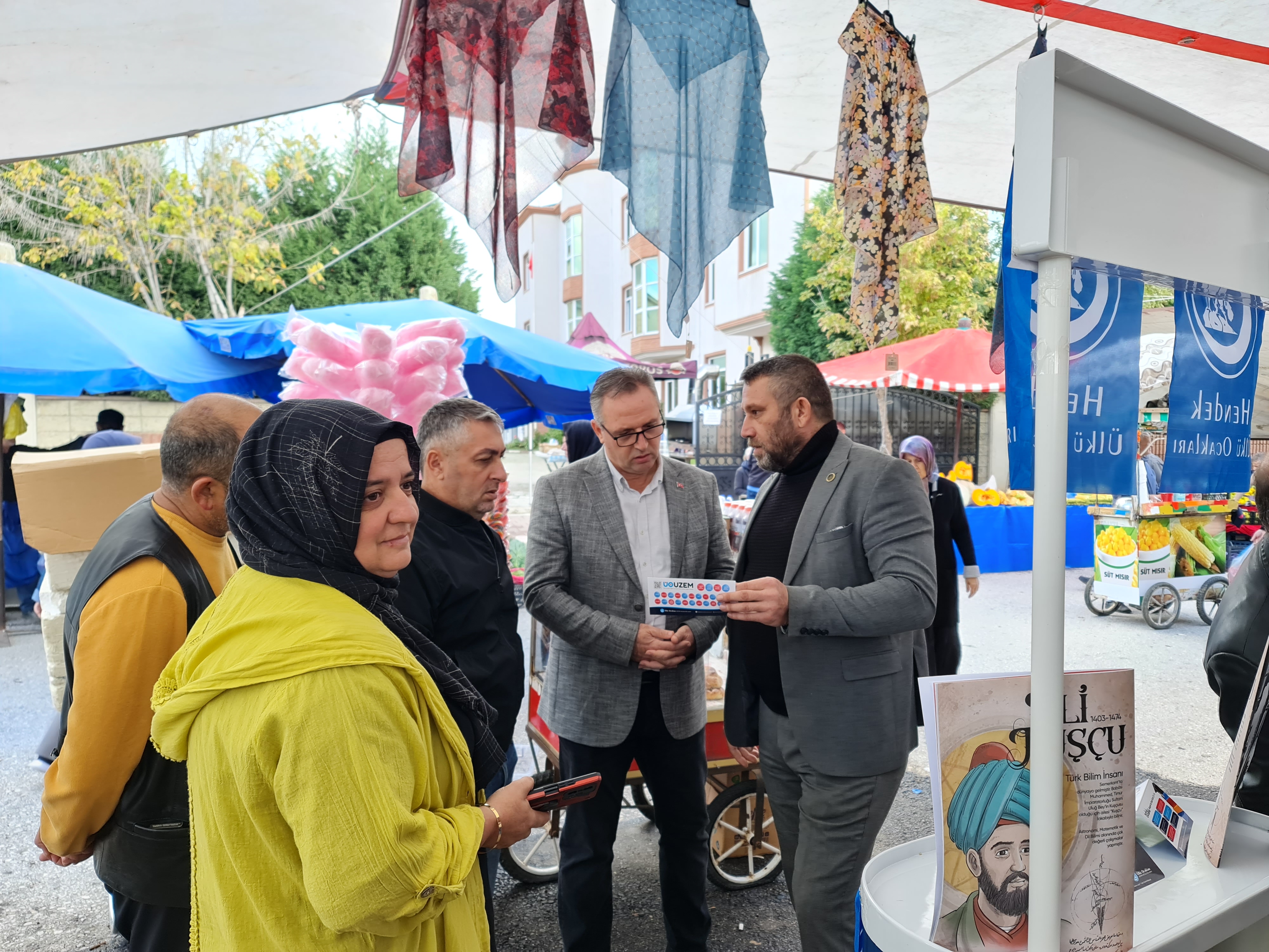 Namlı’dan Ülkü Ocakları Standına Ziyaret