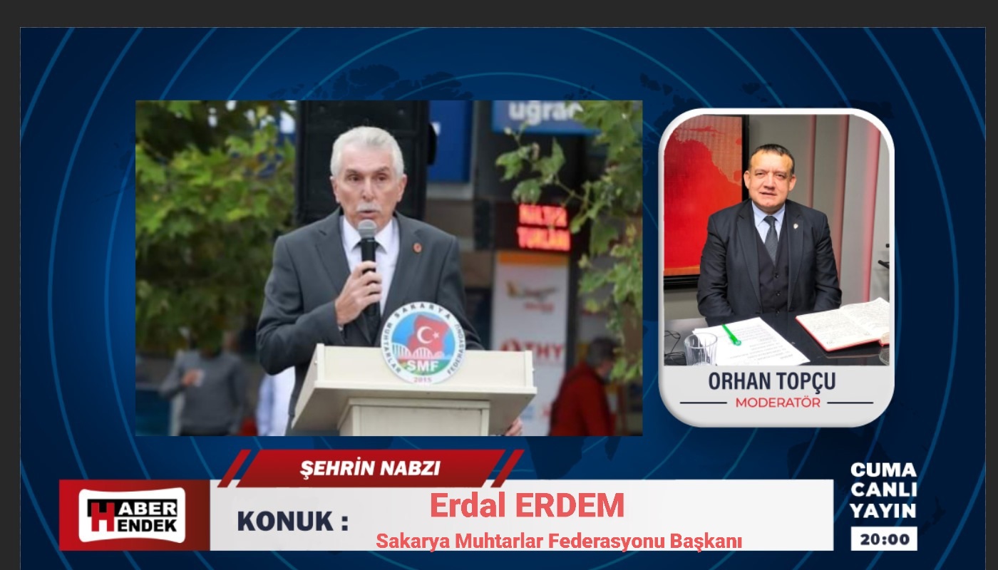 Erdem, Şehrin Nabzı Programın konuğu olacak