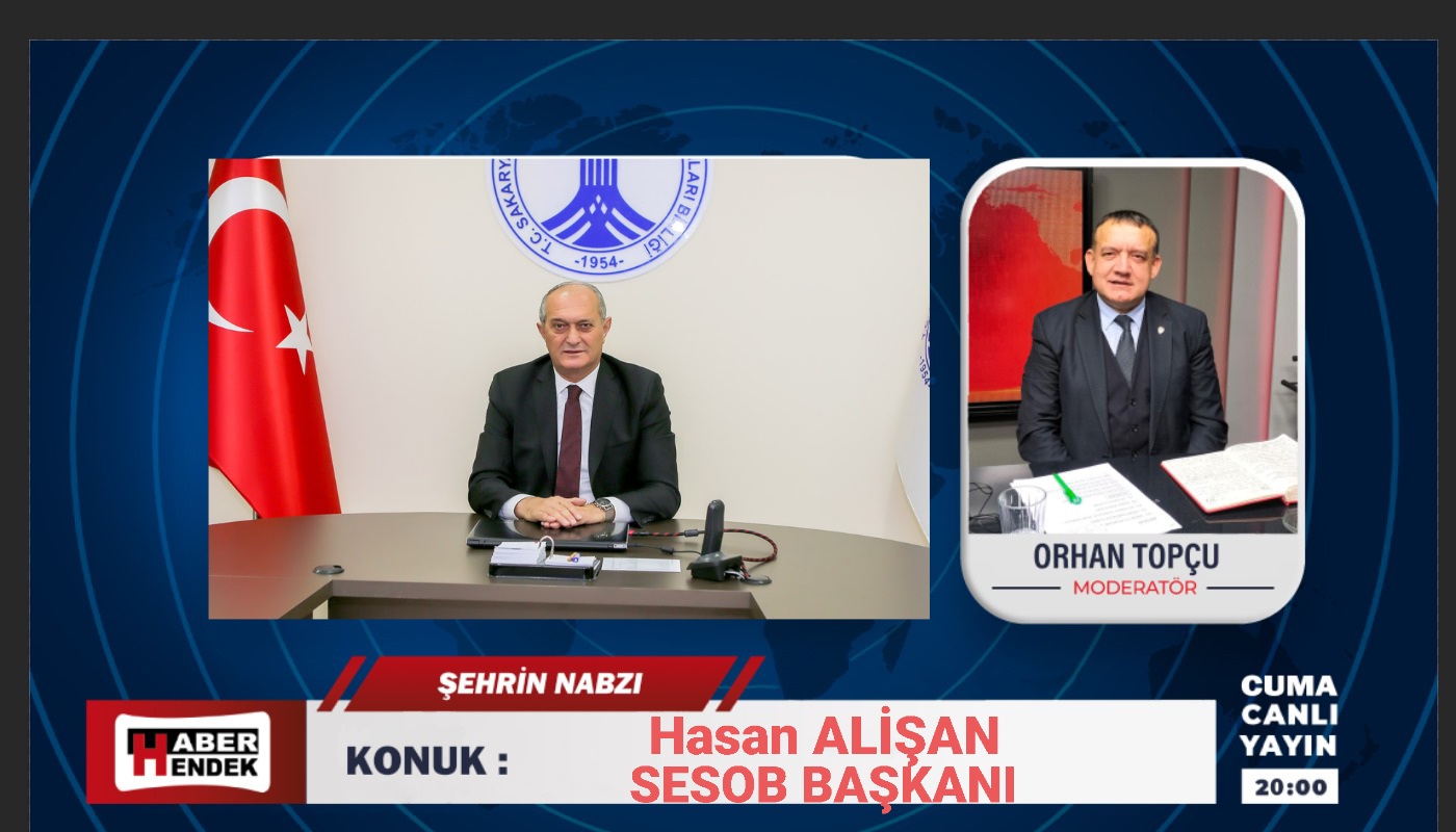 SESOB Başkanı Alişan Şehrin Nabzı Programına konuk olacak