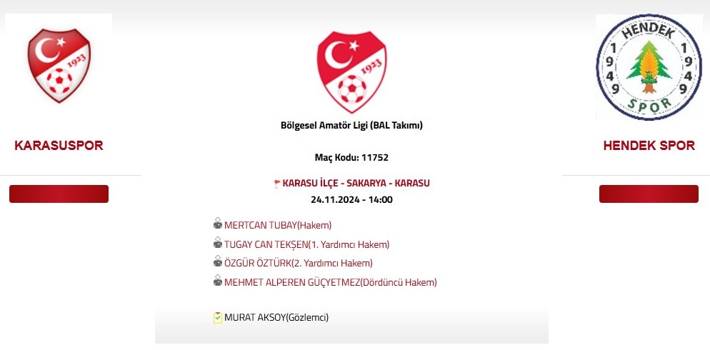 Hendekspor Karasu deplasmanında