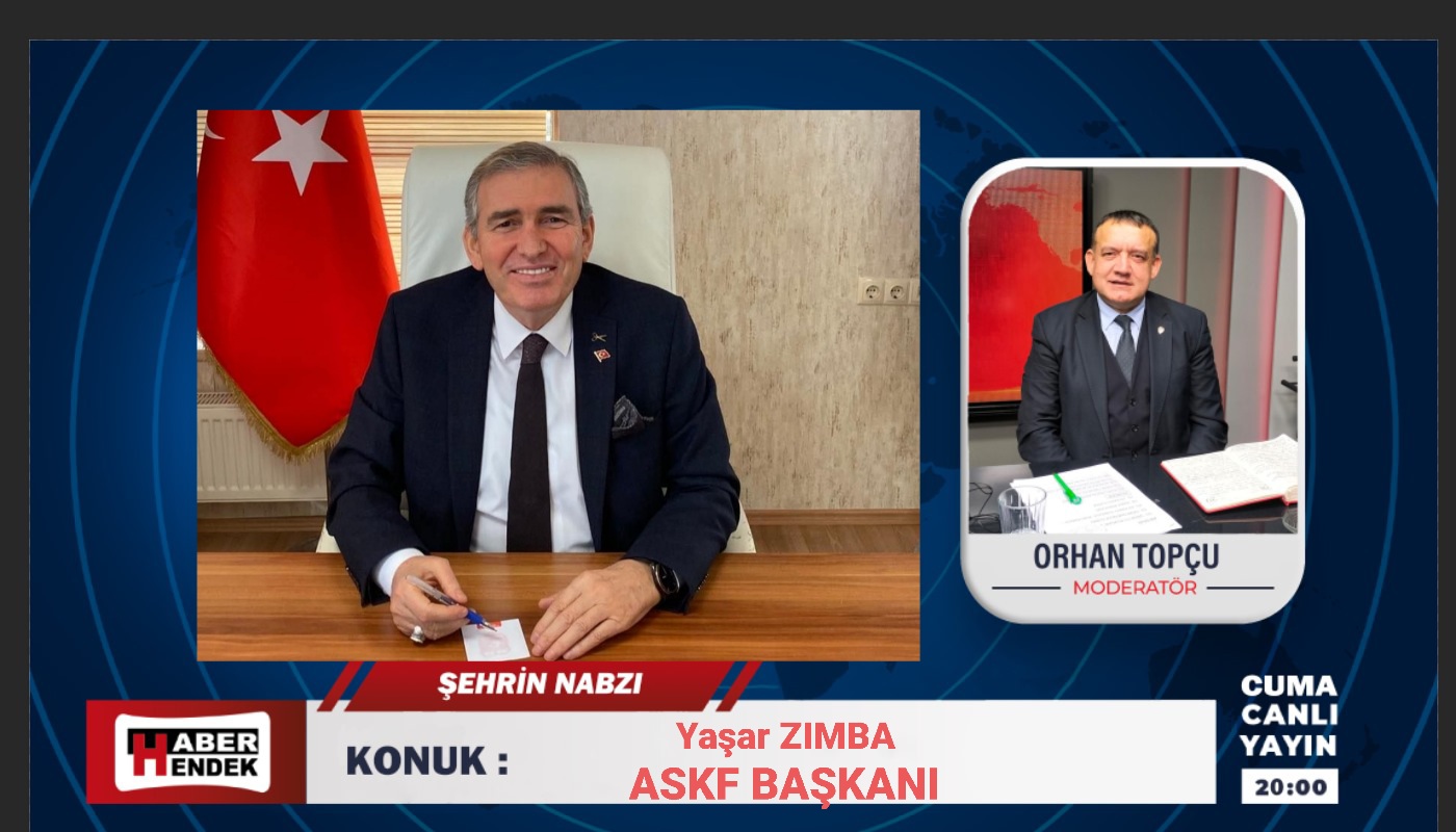 Şehrin Nabzı Programında konuk ASKF Başkanı Zımba