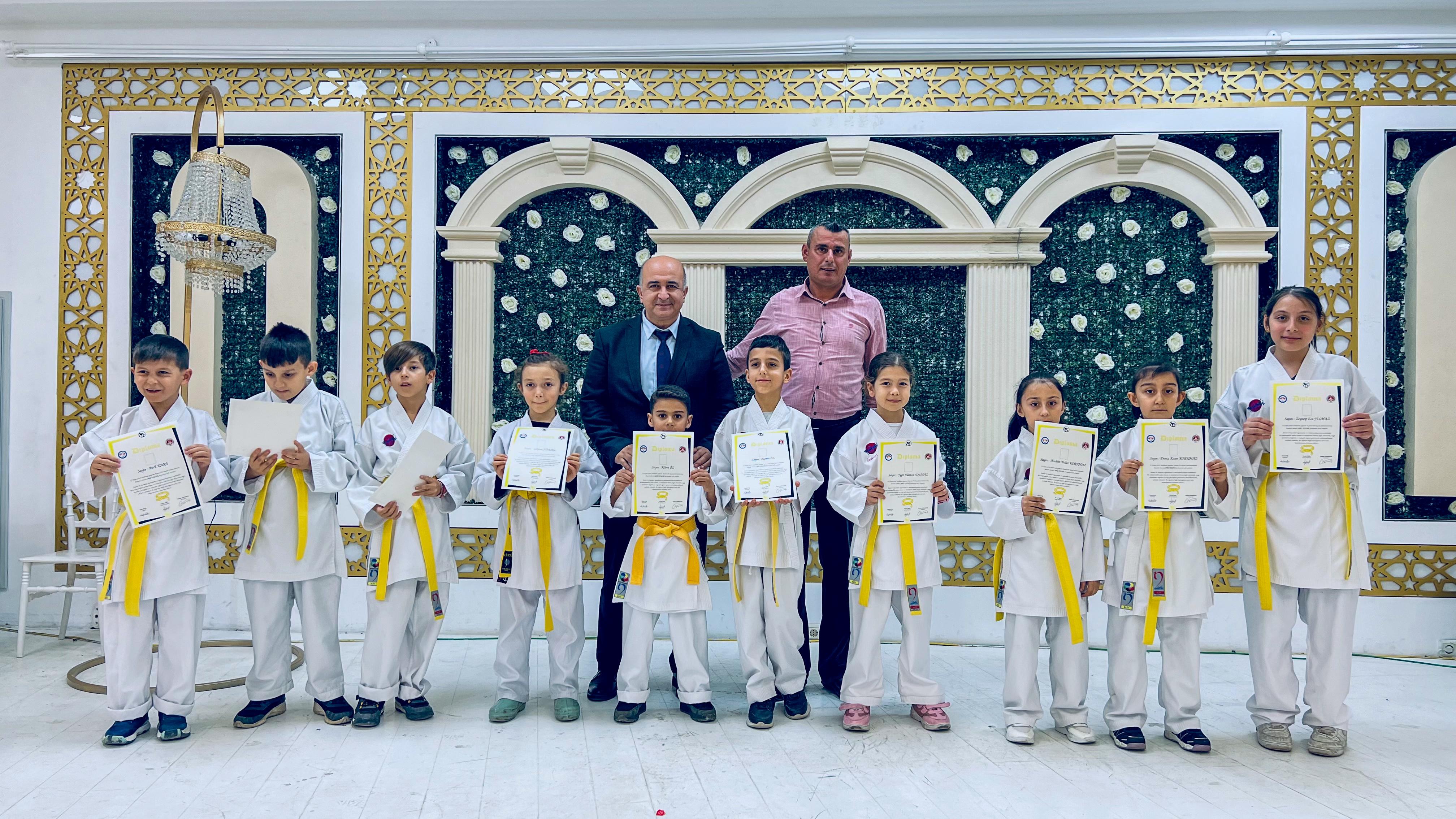 HENDEK KARATE FARKI ŞÖLEN EŞLİĞİNDE TÖREN YAPTI