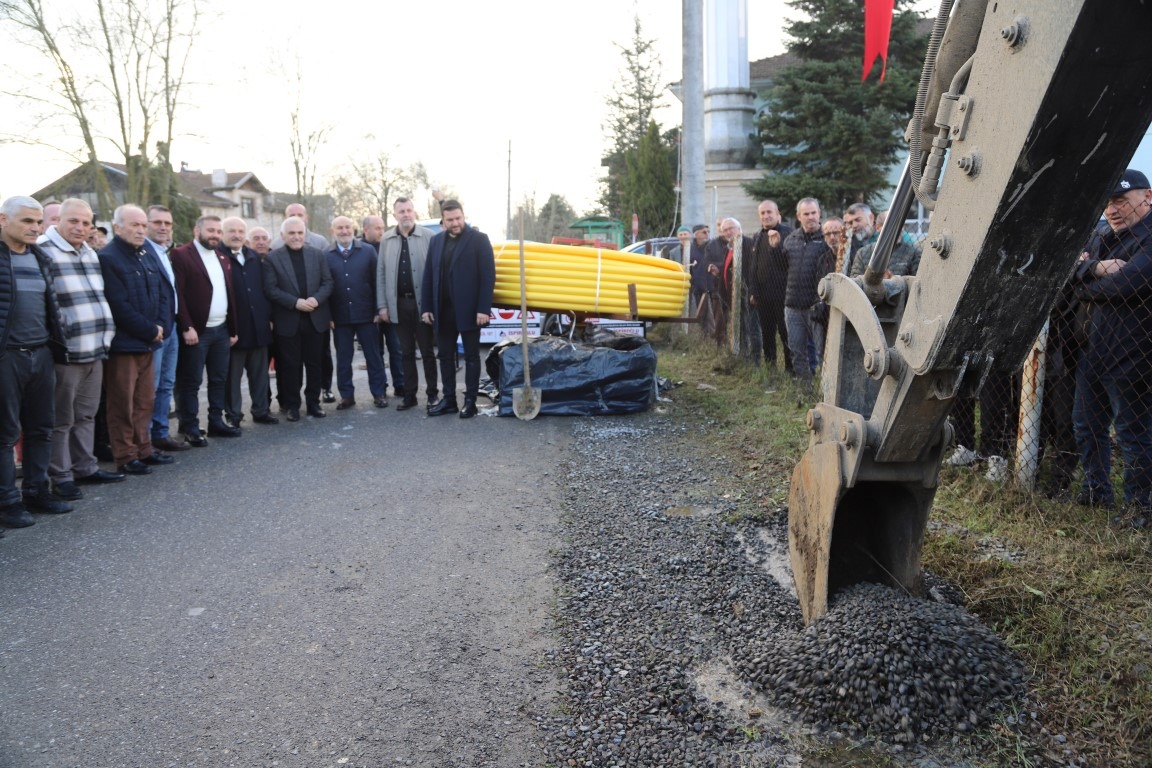 Doğalgaz töreni yapılmıştı