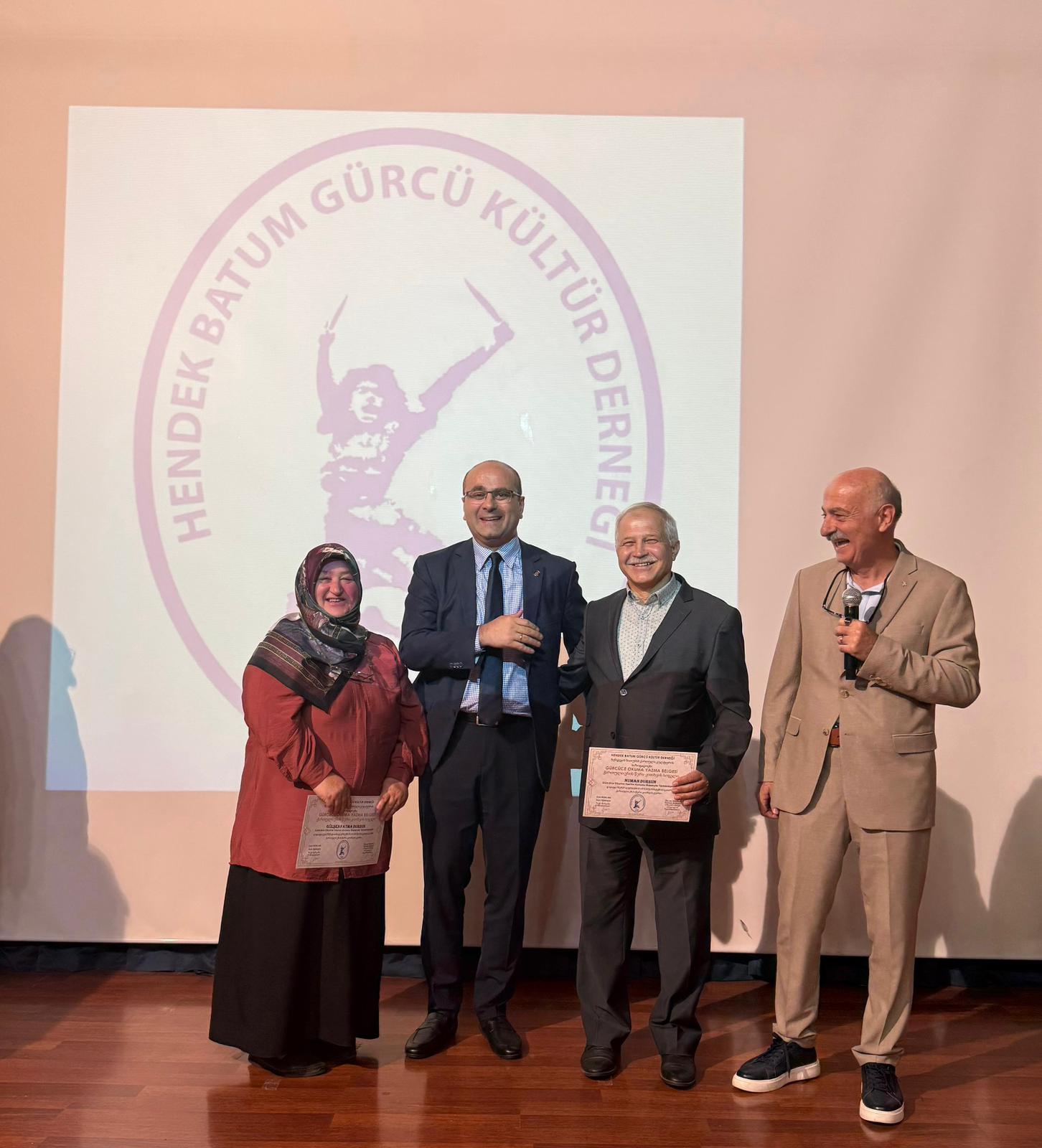 Gürcü Konsolos Gürcüce Dil Kursu Diploma Törenine katıldı