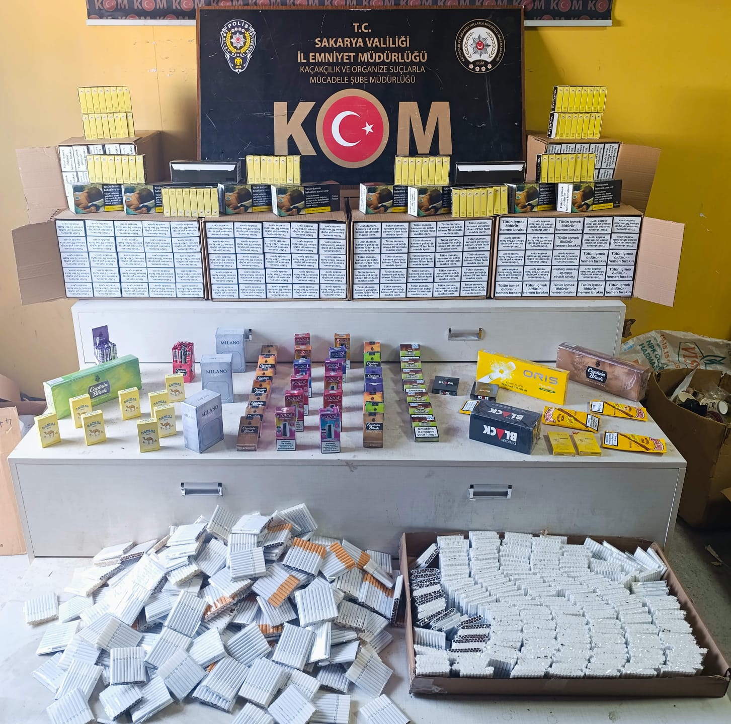 Emniyetten Kaçakçılık operasyonu