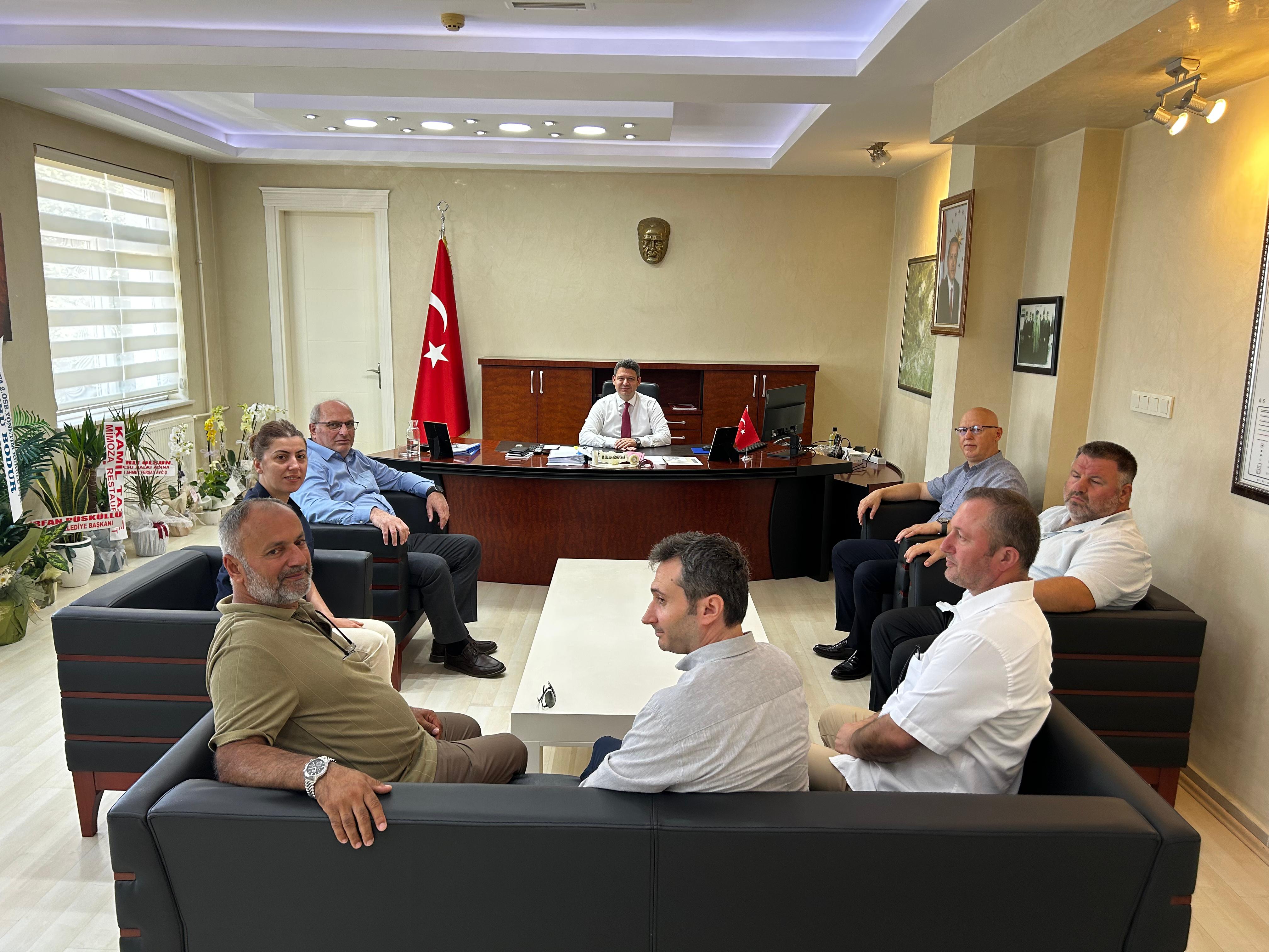 Hendek Batum Gürcü Kültür Derneği’nden Kaymakam Gökpınar’a Hayırlı Olsun Ziyareti