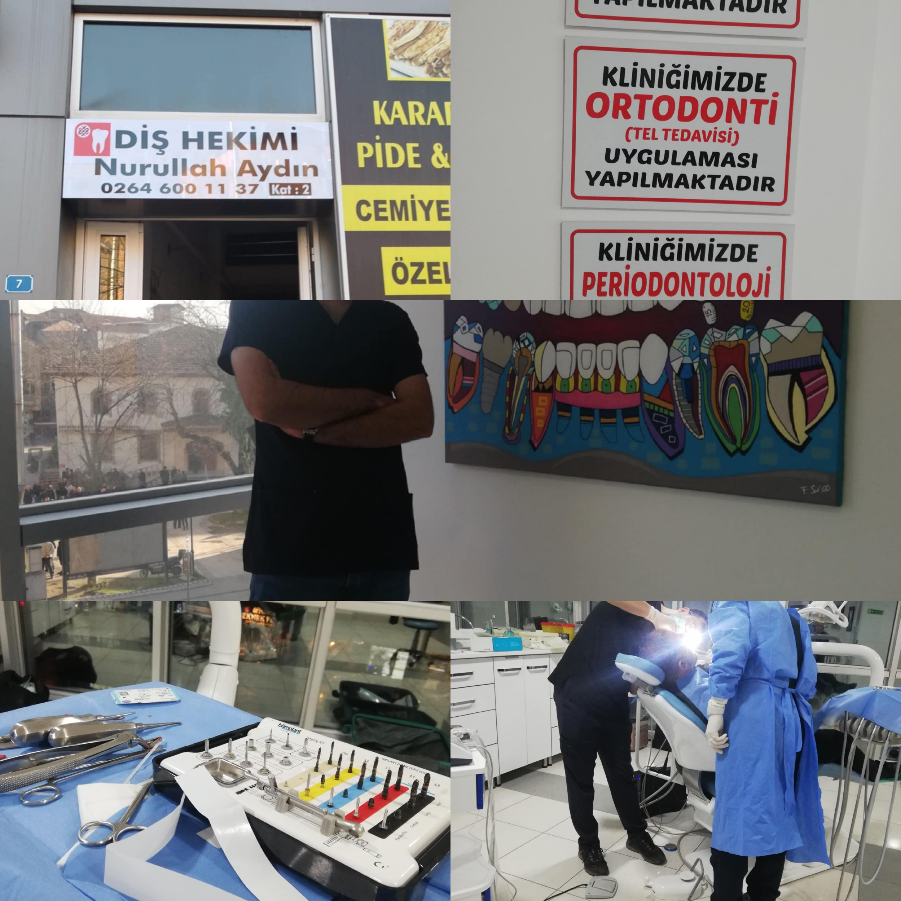 Diş Hekimi Nurullah Aydın’ın Yeni Diş Polikliniği Hizmete girdi