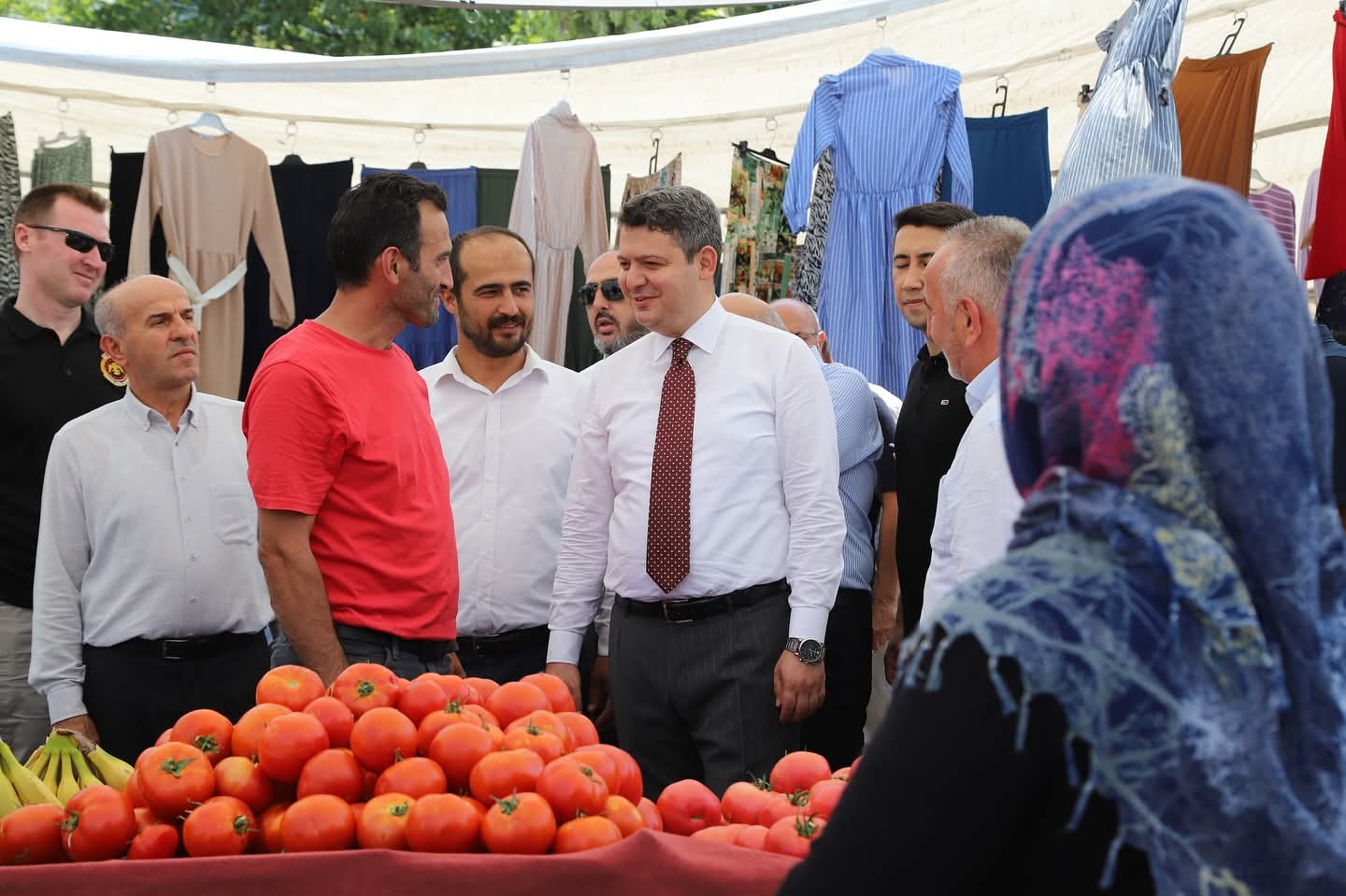 Kaymakam Gökpınar Çamlıca Mahallesi'nde vatandaşlar ile biraraya geldi