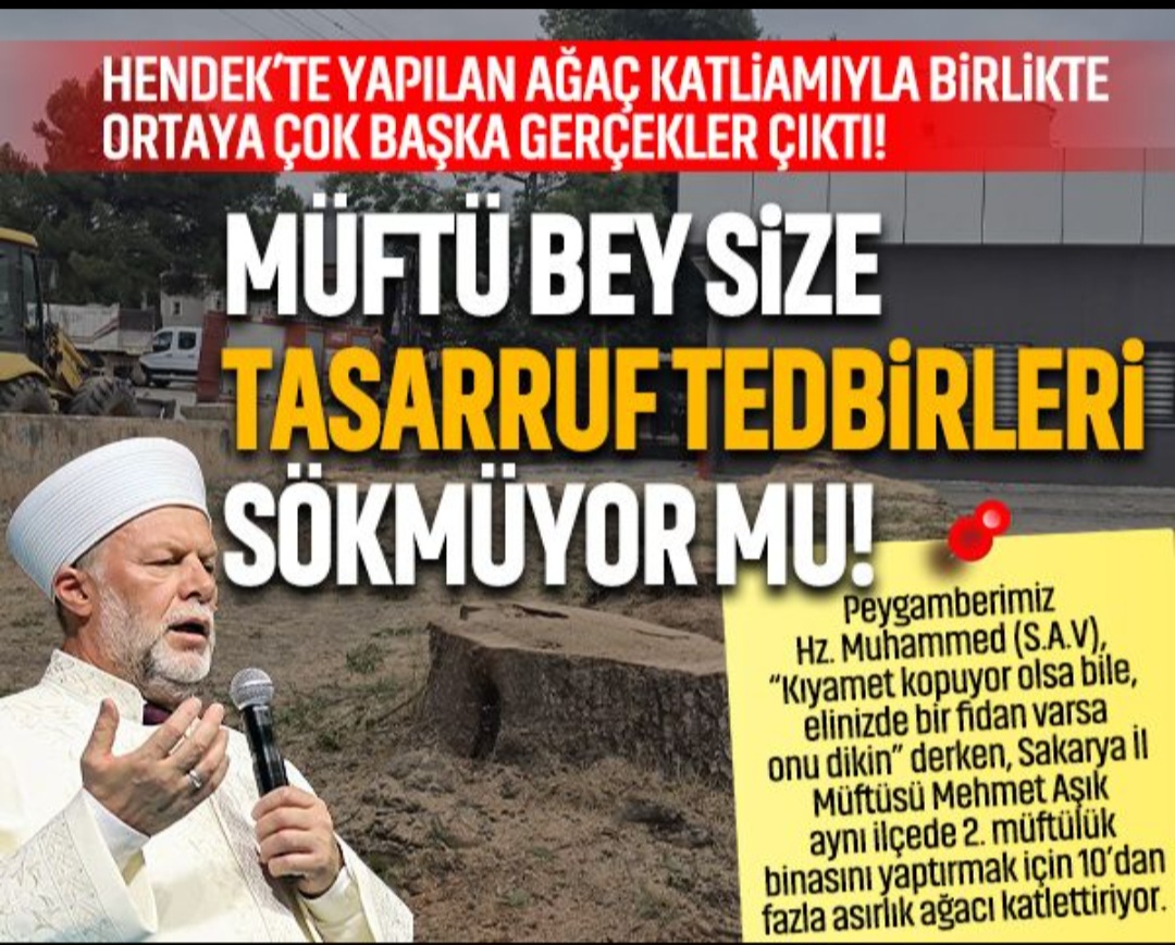 Müftü Bey Size Tasarruf Tedbirleri Sökmüyor mu