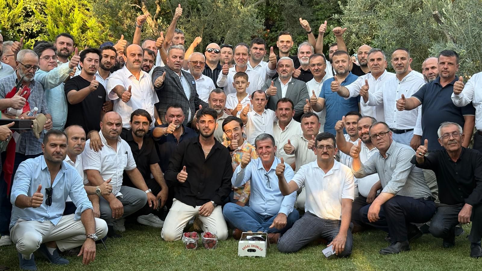 YENİDEN REFAH PARTİSİ HENDEK İLÇE TEŞKİLATI, FATİH ERBAKAN'A MİSAFİR OLDU