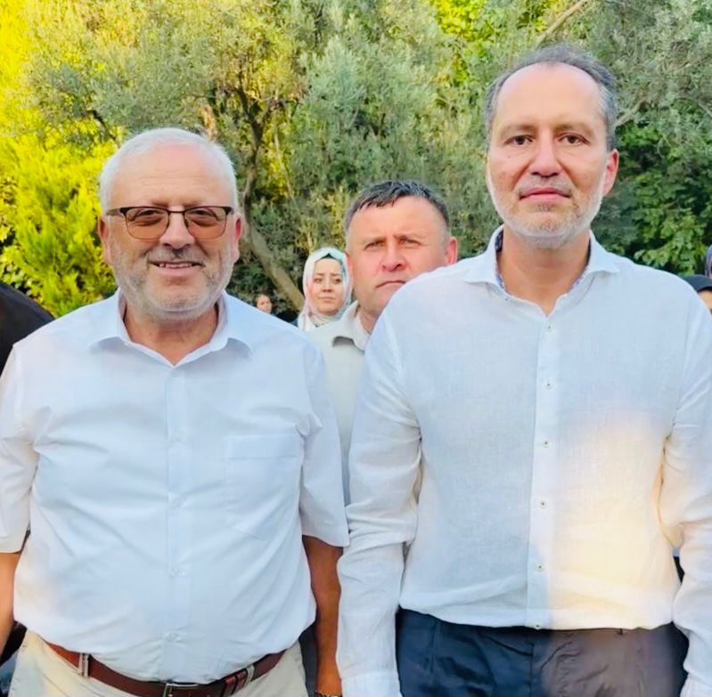 YENİDEN REFAH PARTİSİ HENDEK İLÇE TEŞKİLATI, FATİH ERBAKAN'A MİSAFİR OLDU