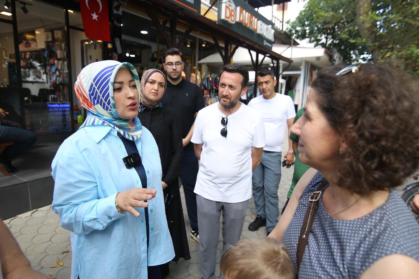 Milletvekili Çiğdem Erdoğan’dan İlçede Kadın Esnaflara Ziyaret