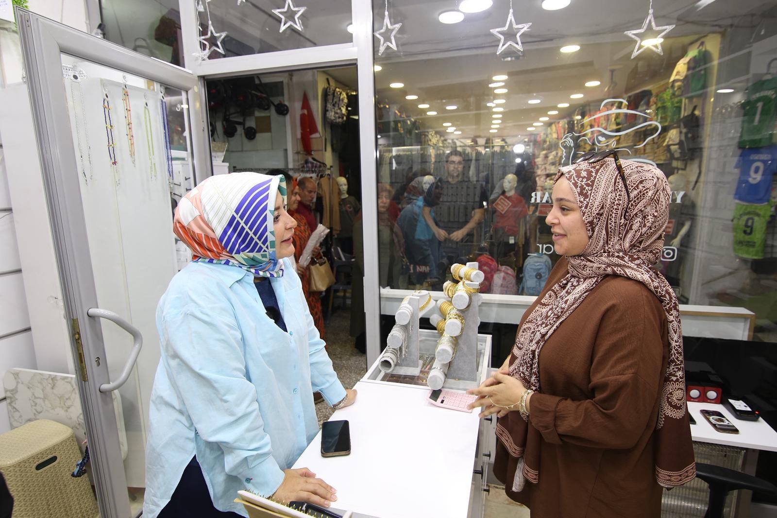 Milletvekili Çiğdem Erdoğan’dan İlçede Kadın Esnaflara Ziyaret