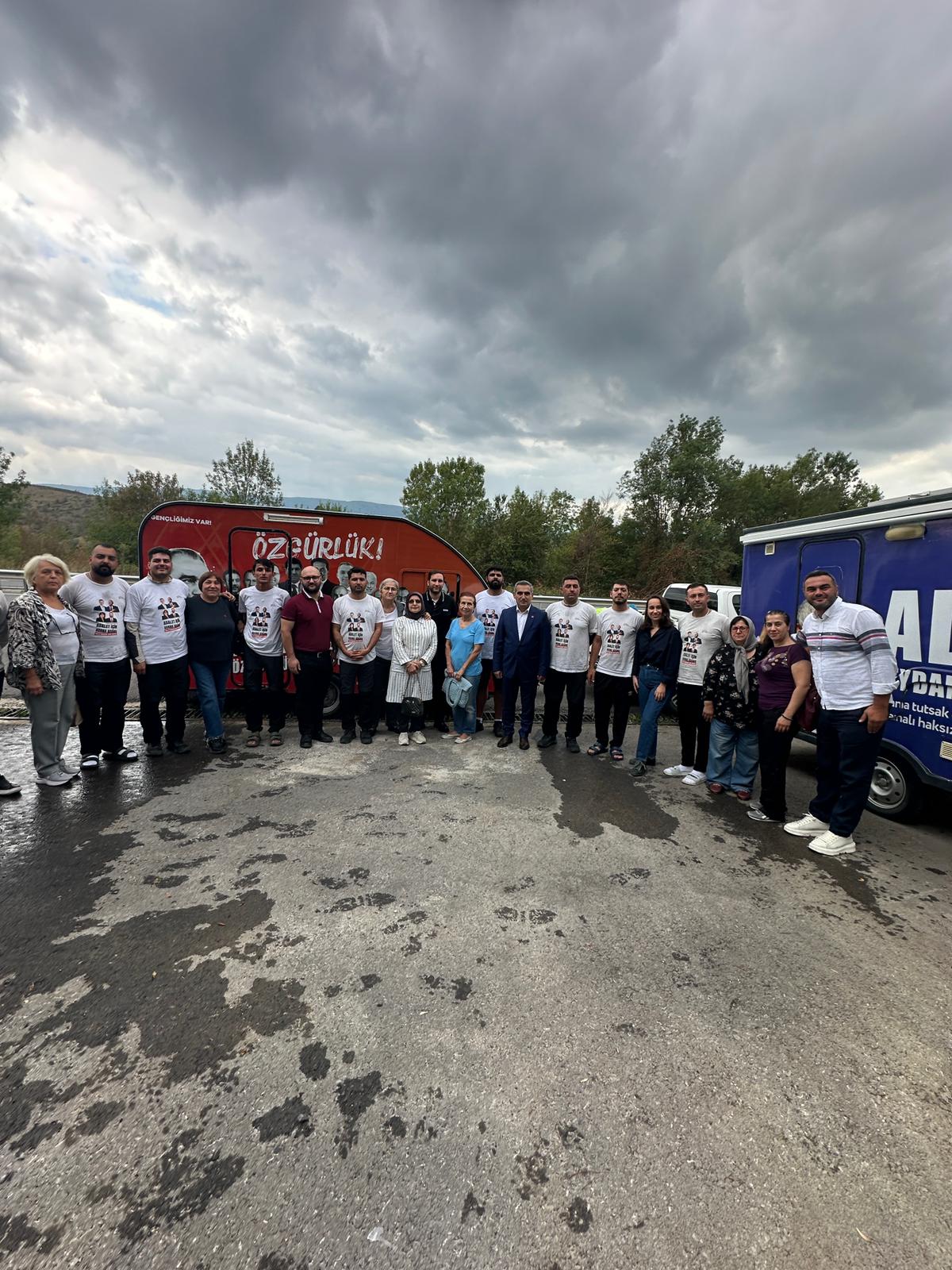 Özgürlük yürüyüşü Hendek’e ulaştı