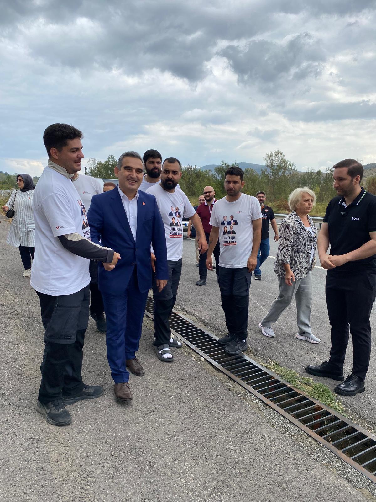 Özgürlük yürüyüşü Hendek’e ulaştı