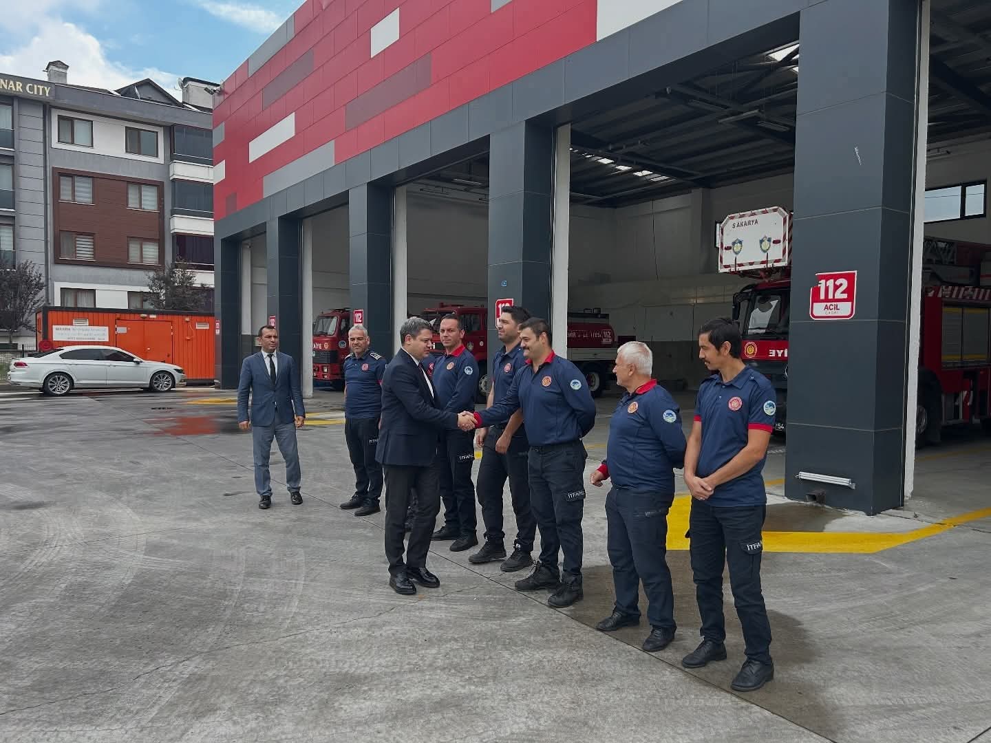 Kaymakam Gökpınar'dan ateş savaşçılarına ziyaret